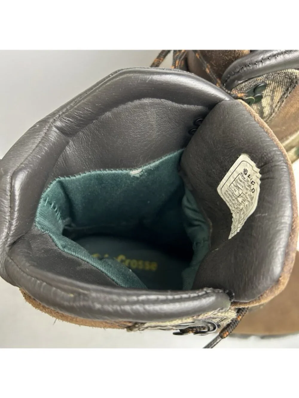 LaCrosse Men's Sz 11 Rubber OutSole 1600g Insulated Winter Boots Dry-Core Camo
